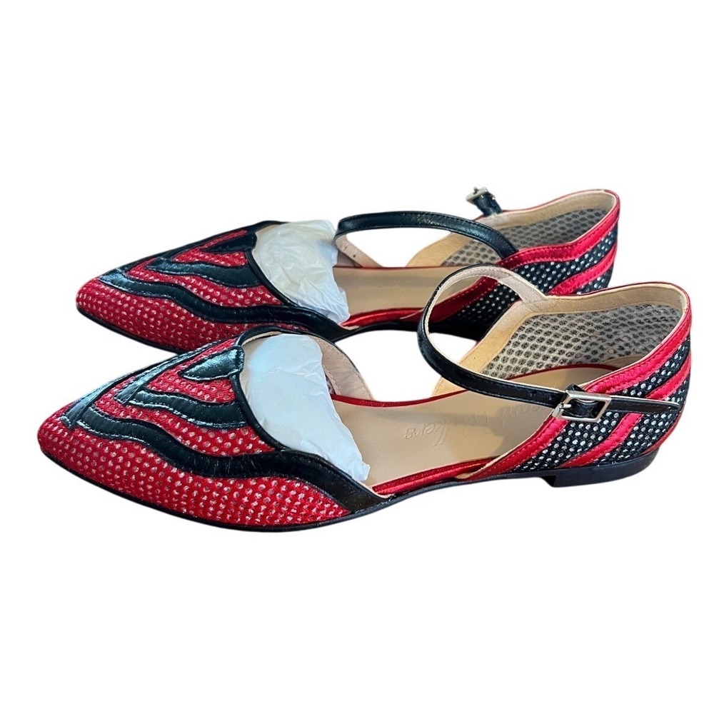 Dream Walkers Kusama Red Size‎ Euro 37 Women's Flats Handmade in Spain